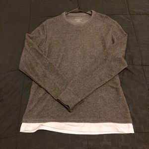 All Saints Crew Sweater Luge Gray